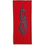 Rock Off officially licensed products Slipknot Schwarz Tribal Sigil Woven Patch Taglia unica