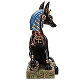 Pacific Giftware Anubis Figur von Stanley Morrison - Schakal Gott Ägypten Statue Deko