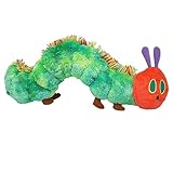 Raupe Nimmersatt Kuscheltier, 25cm Kleine Raupe Nimmersatt Plüschtier Baby Stofftier Spielzeug Geschenk für Kinder Geburtstag und Weihnachten