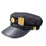 Mesky Baseballmütze für Teenager, Cosplay, Requisiten, verstellbar, Grau, Design: JoJo no Kimyō na Bōken (JoJo‘s Bizarre Adventure), Taro Kujojo
