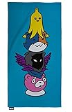 Fortnite Offizielles Handtuch | Peely, Meowscles, Raven and Cuddle Team Leader | 100% superweiche Baumwolle | Perfekt für Zuhause, Strand und Pool, 140 x 70 cm