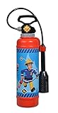 Simba 109252398 - Feuerwehrmann Sam Feuerlöscher Pro, mit Druckluftmechanismus, Tankvolumen: 900ml, 31cm, für Kinder ab 3 Jahren, Rot