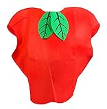 Petitebelle Apfel-Kostüm-Satz-Partei-Abnutzung Unisex Adult Clothing Einheitsgröße rot