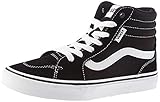 Vans Unisex Kinder Filmore Hi Sneaker Filmore Hi Trainers, (Suede/Canvas) black/white, 37 EU