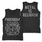 Powerwolf Männer Tank-Top schwarz XL 100% Baumwolle Band-Merch, Bands