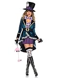 LEG AVENUE Damen Delightful Hatter Kost me, Mehrfarbig, Größe: S (EUR 36)