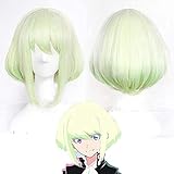 ydound Anime Coser Wig Promare Mad Brunish Lio Fotia, 35 cm, kurz, Sight Antime, Cosplay, Power, Cosplay WIG + Perücke aus hitzebeständiger Synthetik-Perücke