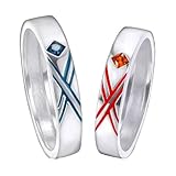 XSLGOGO Anime Darling in der FranXX Ring Zero Two Hiro Unisex Einstellbare Paar Ringe