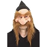 NET TOYS Zwergen Faschingsmaske Latex Maske Gummimaske Zwerg Zwergenmaske Gnommaske Wichtel