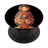 Russische Teepuppen Kostüm für Matroschka Liebhaber PopSockets mit austauschbarem PopGrip
