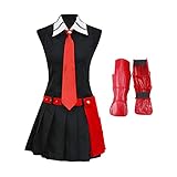 Millay Akame ga Kill! Cosplay Kostüm Night Raid Akame und Esdeath Empire Uniformkleid mit Perücke Anime Halloween Cosplay Outfit für Frauen