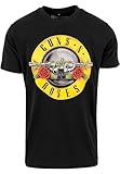 MERCHCODE Herren Guns N' Roses Logo Tee T-shirts, Schwarz, L