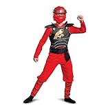 Disguise Offizielles Lego Ninjago Kostüm Kinder Jungen Kai Rot Faschingskostüme Kinder S