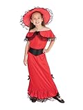 Mädchenkostüm der Scarlett OHara Large 134 - 146 cm