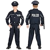 W WIDMANN MILANO Party Fashion - Kinderkostüm Polizist, Beruf, Gesetzeshüter, Uniform, Karneval