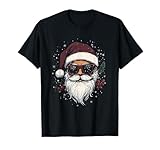 Cooler Weihnachtsmann mit Sonnenbrille Weihnachten T-Shirt