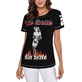Die Rock Band Arzte T-Shirt für Damen, modisches Rundhals-Kurzarm-T-Shirt, Paar-Shirt, Hip-Hop-T-Shirt für Teenager, XL