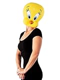 Rubie‘s Official Warner Bros. Space Jam 2 Tweety-Maske, Cartoon-Kostüm-Accessoire für Erwachsene Halloween