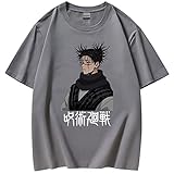 XSLGOGO Anime Jujutsu Kaisen T-Shirts Chousou T-Shirts Japanisch Hot Manga Jujutsu Kaisen Chousou T-Shirts Cosplay Kostüm Tee für Fans