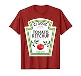 Ketchup Halloween 2024 Kostüm Passende Senf Gewürze T-Shirt