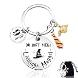 Personalisiert Schlüsselanhänger Zauber Thema-Du Bist Mein Lieblings Muggel, Beste Freundin Geschenke für Freundin, Tochter Geschenke, Geburtstagsgeschenk Ostergeschenke Frauen Freundin Freund