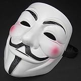 GOODS+GADGETS Anonymous Maske - V wie for Vendetta Mask - Guy Fawkes Mask - Halloween Karneval