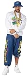 California Costumes Herren 90er Jahre Hip Hop Kostüm - Blau - XL