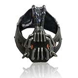Novanime Bane Maske The Dark Knight Rises Cosplay Kostüm Zubehör Film Replik Props für Herren Erwachsene Halloween Merchandise (Updated Version)