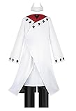 Anime Uchiha Madara Second Six Paths Outfit Cosplay Kostüm Herren Weiß XXL (Chest 124cm)