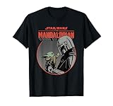 Star Wars The Mandalorian Mando und Grogu Retro T-Shirt
