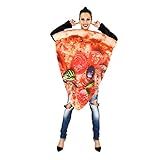 SEA HARE 3D Unisex Digital Print Erwachsenen Pizza Slice Kostüm