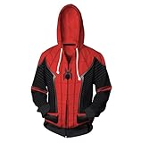 ComicCosplay Spider-Man Far from Home Hoodie - Premium Qualität 3D Sublimationsdruck - mehrfarbig - Groß