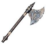 Boland 72011 - Axt Schädel-Krieger, ca. 68 cm, Waffe, Mittelalterkostüm, Ritterzubehör, Kostüm, Karneval, Mottoparty