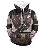 CHLOBLOM Hot TV Serie Hoodie Cosplay Kostüm Pullover Sweatshirt Reißverschluss Jacke, Braun, Medium