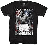 MUHAMMAD ALI - - Amerikanisches T-Shirt der Männer, Medium, Black