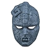 Jilijia Halloween Cosplay Maske, Japanische Anime Figur Dio Brando/Jonathan Joestar Harz Stein Geist Maske Karneval Maske Basteln Dekorationen