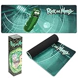 Rick and Morty Schreibtischunterlage XXL - Gaming Schreibtischzubehör 800x360mm - Anti-Rutsch, Bürobedarf Unterlage Desk Matte Büro Deko