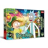 Trefl Premium Plus Quality - Puzzle Rick und Morty - 1000 Elemente, Puzzle-Serie mit Lieblingshelden, Ideale Anpassung der Teile, für Erwachsene und Kinder ab 12 Jahren