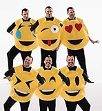 Zzcostumes 6 in 1 Emoticon Kostüm für Erwachsene