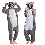 Spooktacular Creations Unisex Tier Kostüm Stitch Jumpsuit Jumpsuit für Erwachsene Damen Herren, Elefant Schlafanzug Einteiler Cosplay Karneval Party