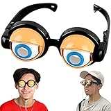 WnlahuWA 1 Stück Kinderbrillen Spielzeug, Spaß Brille, Spaß Brille, Spassbrillen Spielzeug, Verrückte Augen Spielzeug, Spassbrillen Kinderbrillen, Für Kostümzubehör Und Fotokabine Requisiten