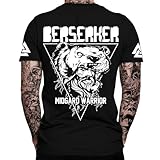 Berserker Midgard Warrior T-Shirt | Odin | Vikings Tshirt | Ragnar | Valhalla Rising | Walhalla | Wodan | Wikinger | Herren Männer T-Shirt