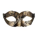 Boland 54521 - Augenmaske Gearpunk für Steampunk Kostüme, Maske für Faschingskostüme, Kostüm Zubehör für Karneval, Halloween und Mottoparty