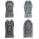 TOYANDONA Halloween Schaum Rip Friedhof Grabsteine ??4 Stück Halloween Grabstein Dekorationen Halloween Zubehör für Halloween Hof Spukhaus Outdoor Dekoration