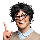 Boland 85068 - Perücke Nerd für Erwachsene, Frisur aus Kunsthaar für Mottoparty oder Karneval, Zubehör für Faschingskostüme