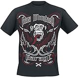 Gas Monkey Garage Herren GMG Tatoo Keyline T-Shirt, Schwarz, M