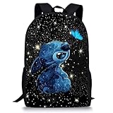 Kinder-Rucksack, Schultasche, Umhängetasche, Studententasche, 3D-Druck, Cartoon, große Kapazität, Teenager, Reisen, für Jungen und Mädchen, Farbe 1, One size