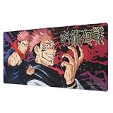Grupo Erik Mauspad XXL Jujutsu Kaisen Merch Gaming Mousepad XXL rutschfest und Wasserabweisend Mauspad Groß - Mouse Pad XXL Gaming Schreibtischunterlage PC Zubehör Gaming