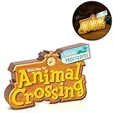 Paladone Animal Crossing Logo Light mit zwei Lichtmodi, offiziell lizenzierte Ware, Kunststoff