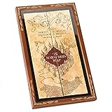 Harry Potter - Holz Wand Display Rahmen - Für die Karte des Rumtreibers - Marauders Map